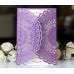 Purple Invitation Card Laser Business Invitation Wedding Card Design Laser Cut